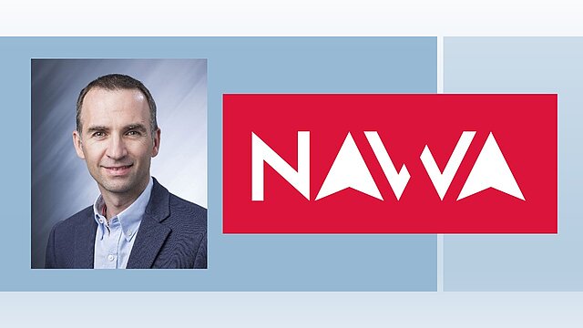 Foto of Professor Albert Banchs and inscription NAWA