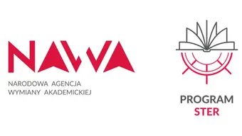napisy i logo NAWA na białym tle
