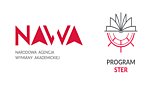 napisy i logo NAWA na białym tle