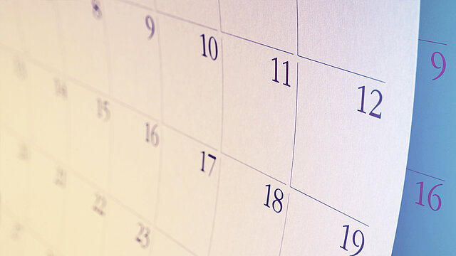 Calendar page